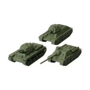 World of Tanks: Gra Figurkowa - USSR - Tank Platoon (T-34, KV-1s, SU-100)