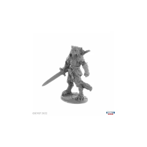 Reaper Miniatures: Mal - Catfolk Fighter