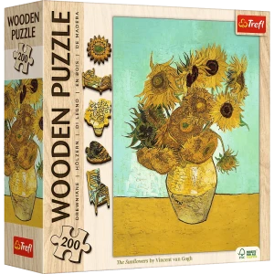 Wooden puzzle 200 - Sunflowers, Vincent van Gogh