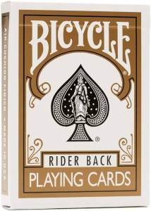 Karty do gry Bicycle: Rider back - gold