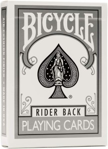 Karty do gry Bicycle: Rider back - silver