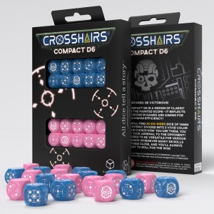 Komplet Crosshairs Compact D6: Blue & Pink