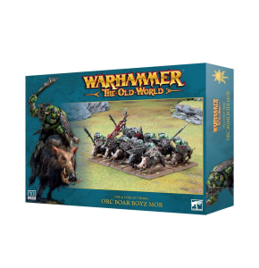 Orc & Goblin tribes: Orc Boar Boyz Mob (Warhammer: The Old World)