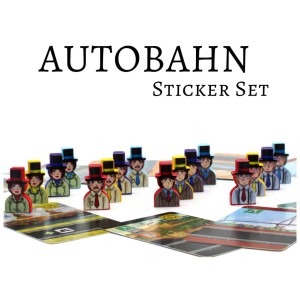 Meeple Stickers: zestaw naklejek do Autobahn