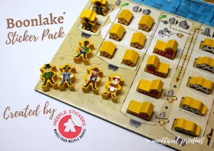 Meeple Stickers: zestaw naklejek do Boonlake