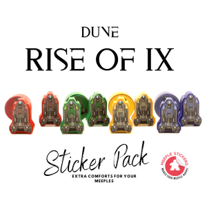 Meeple Stickers: zestaw naklejek do Diuna Imperium - Potęga Ix