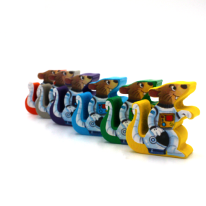 Meeple Stickers: zestaw naklejek do Pierwszy szczur w kosmosie