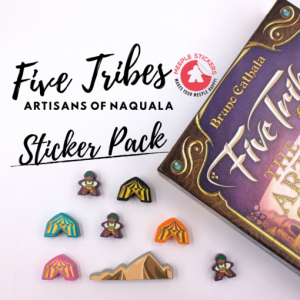 Meeple Stickers: zestaw naklejek do Pięć Klanów: Rzemieślnicy Naqali