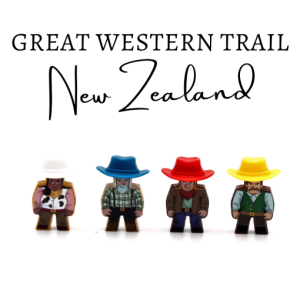 Meeple Stickers: zestaw naklejek do Great Western Trail: Nowa Zelandia