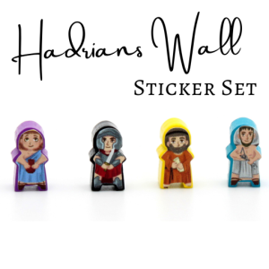 Meeple Stickers: zestaw naklejek do Mur Hadriana