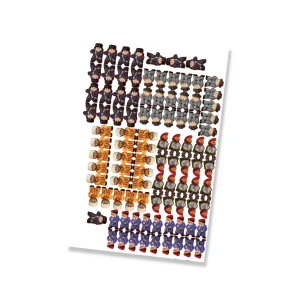 Meeple Stickers: zestaw naklejek do Scythe