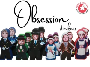 Meeple Stickers: zestaw naklejek do Obsession