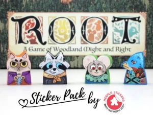 Meeple Stickers: zestaw naklejek do Root