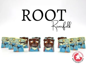 Meeple Stickers: zestaw naklejek do Root: Plemiona Rzeczne