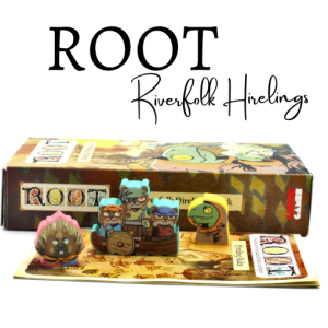 Meeple Stickers: zestaw naklejek do Root: Paczka Zaciężnych Plemion Rzecznych