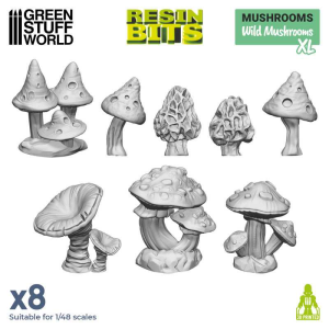 Green Stuff World: Dzikie grzyby XL (8 elementów)