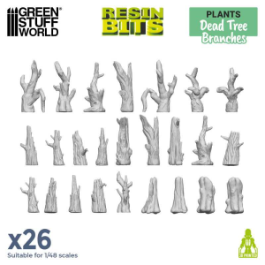 Green Stuff World: Martwe/suche drzewa (26 elementów)