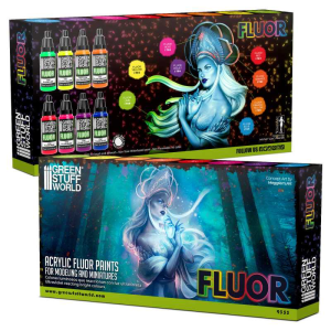 Green Stuff World: Set x8 Fluor Paints