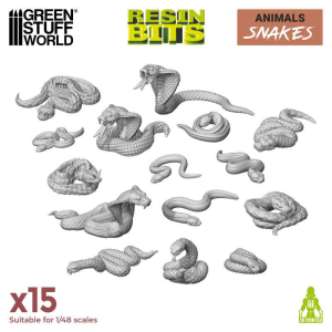 Green Stuff World: Węże (15 elementów)