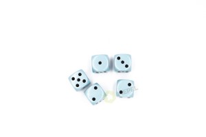 Kości Chessex - kostka k6 16mm Opaque Pastel Blue/black