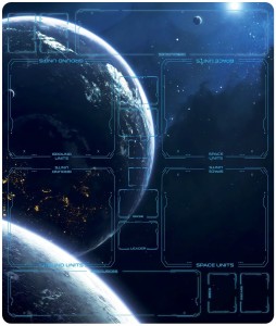 Star Wars Unlimited game mat for 2 players 28" x 24" / 72 x 61cm - blue
