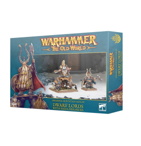 Dwarfen Mountain Holds: Dwarf Lords with Shieldbearers (Warhammer: The Old World)
