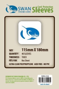 Koszulki na karty Swan Panasia 115x180 mm thick (grube) 40 sztuk