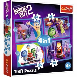 Puzzle 4in1 Inside Out 2