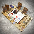 Plansza-Gracza-do-Eldritch-Horror,-HDF-Dab-Sonoma,-przykladowe-rozlozenie.webp