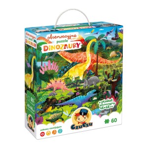 CzuCzu: Puzzle obserwacyjne - Dinozaury 4+