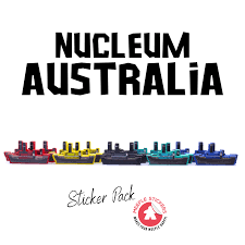 Meeple Stickers: zestaw naklejek do  Nucleum - Australia