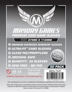 Koszulki na karty Mayday Magnum Oversized Premium 87x112 mm 50 sztuk