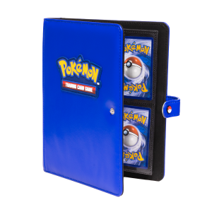 Klaser Ultra-Pro: Pokémon 4-Pocket Premium Snap Binder - Blue
