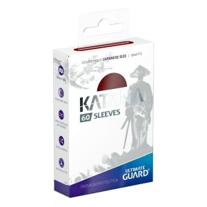 Koszulki na karty Ultimate Guard: Katana Japanese Size 60x86 mm - czerwone (60 sztuk)