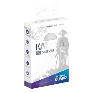 Koszulki na karty Ultimate Guard: Katana Japanese Size 60x86 mm - białe (60 sztuk)