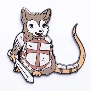 Quest's Reward Fine Art Pins: Victor Silverfur - Opossum Fighter