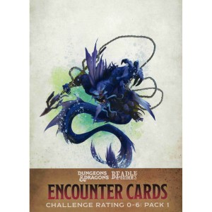 Dungeons & Dragons RPG: Encounter Cards - Challenge Rating 0-6 pack 1