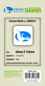 Koszulki na karty Swan Panasia 60x120 mm thin (cienkie) 150 sztuk