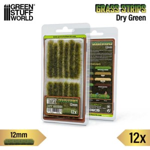 Green Stuff World: Paski trawy 12 mm - sucha zieleń