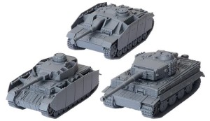 World of Tanks: Gra Figurkowa - German - Tank Platoon (Panzer IV H, Tiger I, StuG III G)