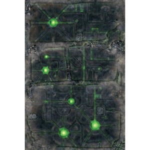 Mata gumowa dwustronna: DeathWorld Tomb 44”x30” / 112x76 cm