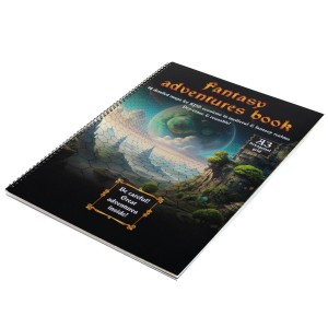RPG Book: Fantasy Adventures - A3 siatka heksagonalna