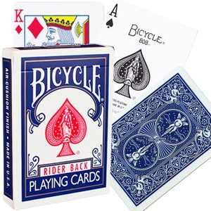 Karty do gry Bicycle: Rider back - niebieskie