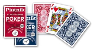 Karty do gry Poker Piatnik Classic Series - niebieskie
