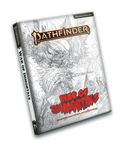 Pathfinder RPG: War of Immortals Sketch Cover