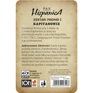 Pax Hispanica: Kapitanowie (zestaw promo)