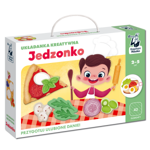 Kapitan Nauka: Jedzonko. Układanka kreatywna