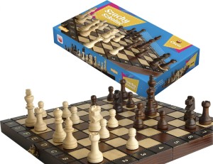 Szachy drewniane szkolne 28 cm