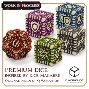 Grimcoven: Premium Dice set inspired by Dice Macabre