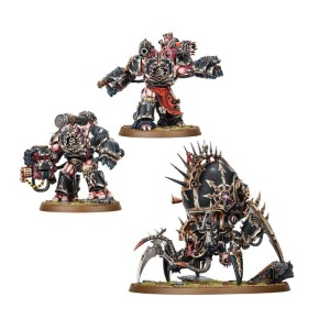 Chaos Space Marines: Warpforged Venomcrawler and Obliterators (Warhammer 40,000)